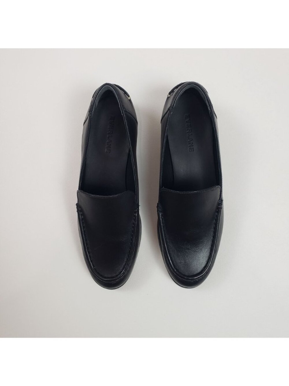 Everlane Modern Loafer Black Leather Women’s 7 Classic Minimalist Slip On - Picture 6 of 16